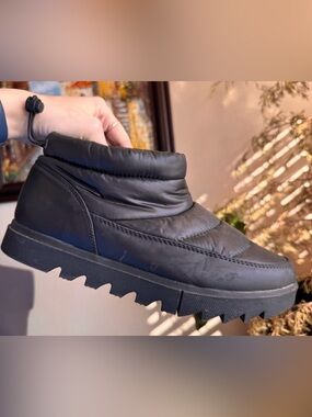 Ankle Boots Puffer Winter Shoes Slip On Unionbay Black 7